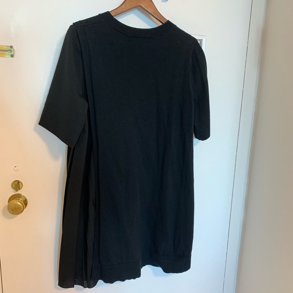 COS half pleat black A line dress size S - Picture 2 of 5